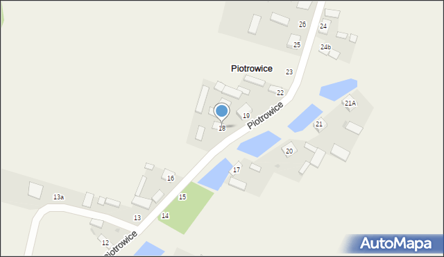 Piotrowice, Piotrowice, 18, mapa Piotrowice
