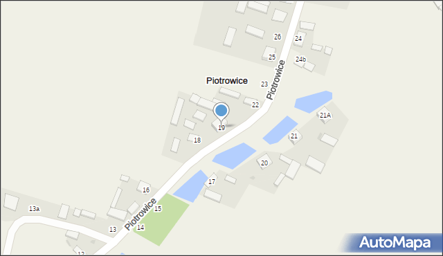 Piotrowice, Piotrowice, 19, mapa Piotrowice