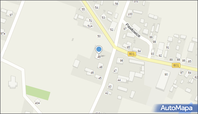 Piotrowice, Piotrowice, 49, mapa Piotrowice