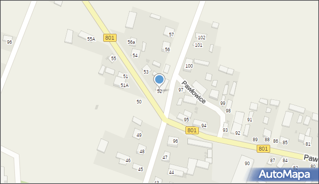 Piotrowice, Piotrowice, 52, mapa Piotrowice