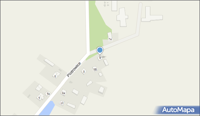 Piotrowice, Piotrowice, 8, mapa Piotrowice