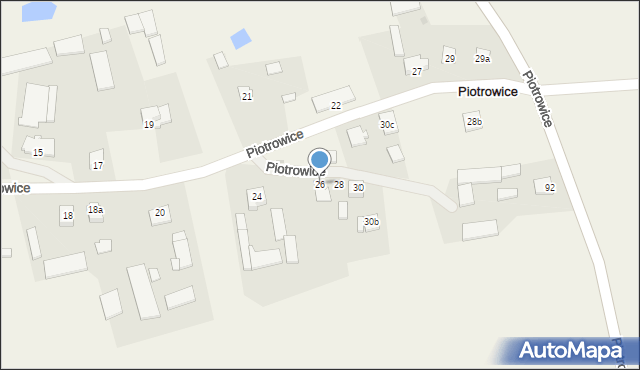 Piotrowice, Piotrowice, 26, mapa Piotrowice