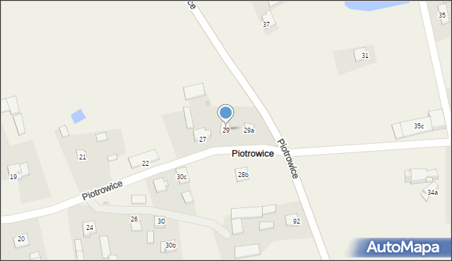 Piotrowice, Piotrowice, 29, mapa Piotrowice