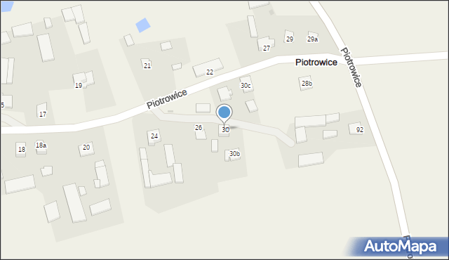 Piotrowice, Piotrowice, 30, mapa Piotrowice