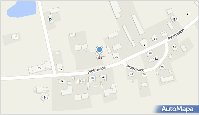Piotrowice, Piotrowice, 35b, mapa Piotrowice