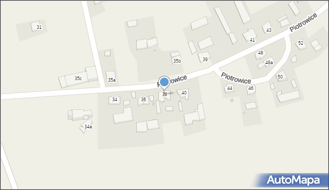 Piotrowice, Piotrowice, 38, mapa Piotrowice