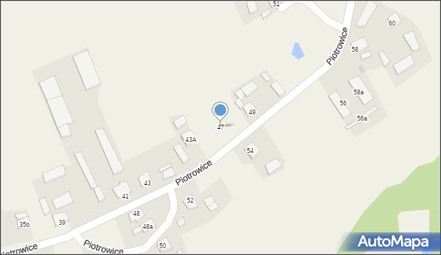 Piotrowice, Piotrowice, 47, mapa Piotrowice