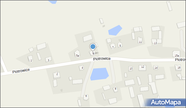 Piotrowice, Piotrowice, 5, mapa Piotrowice
