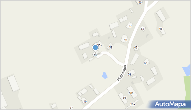 Piotrowice, Piotrowice, 51, mapa Piotrowice
