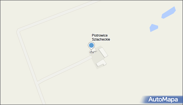 Piotrowice, Piotrowice, 65a, mapa Piotrowice