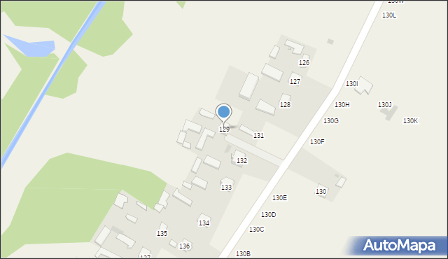 Piotrowice, Piotrowice, 129, mapa Piotrowice