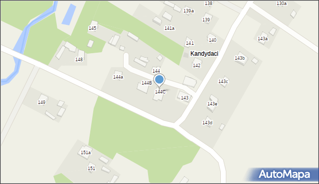 Piotrowice, Piotrowice, 144C, mapa Piotrowice