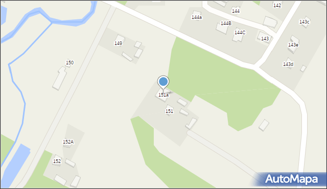 Piotrowice, Piotrowice, 151a, mapa Piotrowice