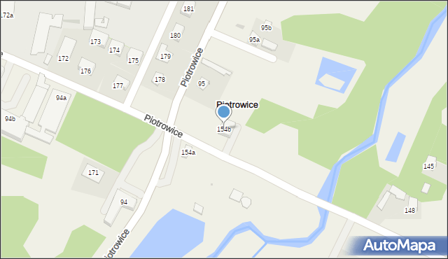 Piotrowice, Piotrowice, 154b, mapa Piotrowice