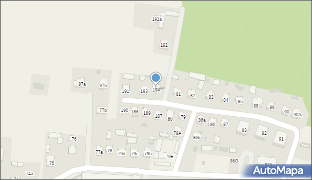 Piotrowice, Piotrowice, 194, mapa Piotrowice