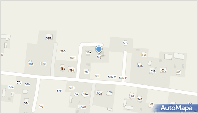 Piotrowice, Piotrowice, 58j, mapa Piotrowice