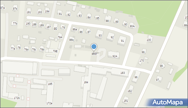 Piotrowice, Piotrowice, 86G, mapa Piotrowice