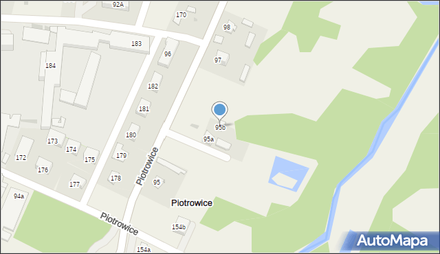 Piotrowice, Piotrowice, 95b, mapa Piotrowice