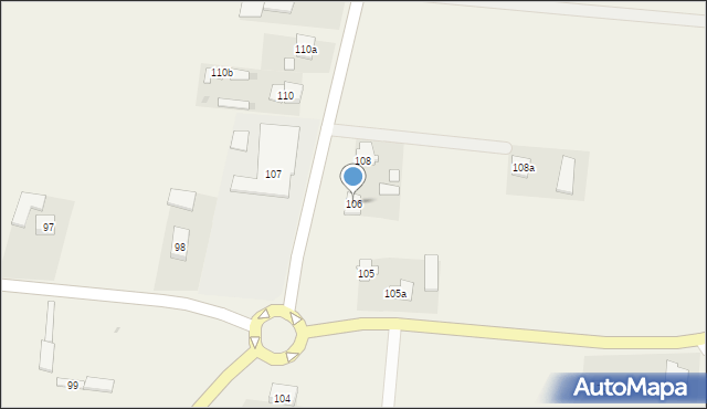 Piotrowice, Piotrowice, 106, mapa Piotrowice