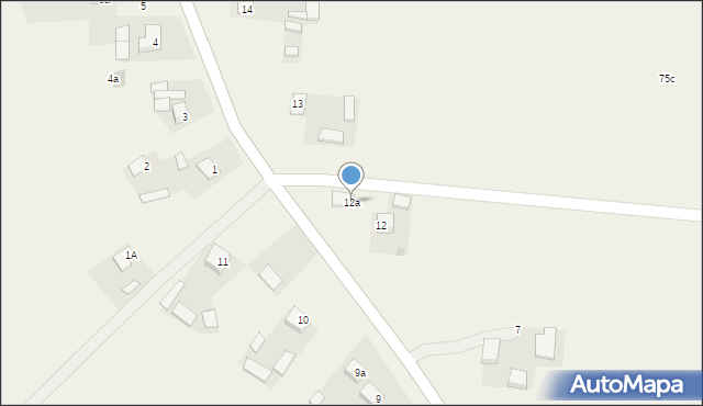 Piotrowice, Piotrowice, 12a, mapa Piotrowice