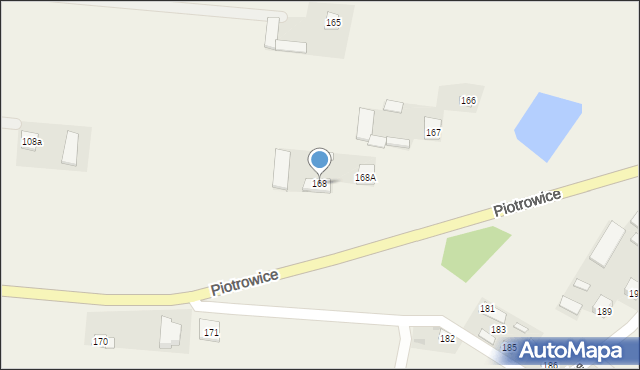 Piotrowice, Piotrowice, 168, mapa Piotrowice