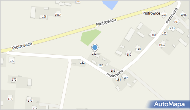 Piotrowice, Piotrowice, 184, mapa Piotrowice