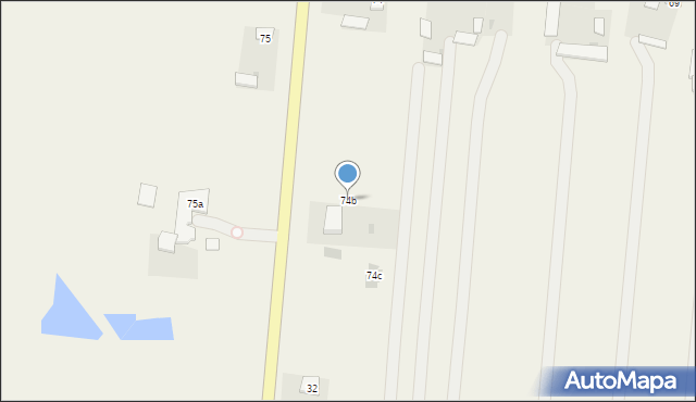 Piotrowice, Piotrowice, 74b, mapa Piotrowice