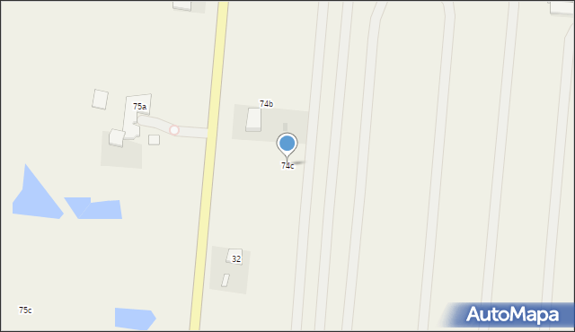Piotrowice, Piotrowice, 74c, mapa Piotrowice