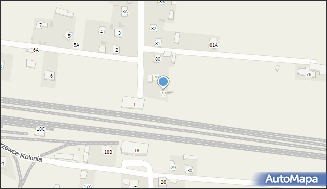 Piotrowice, Piotrowice, 77, mapa Piotrowice