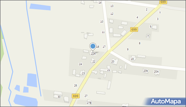 Piotrowice, Piotrowice, 22A, mapa Piotrowice