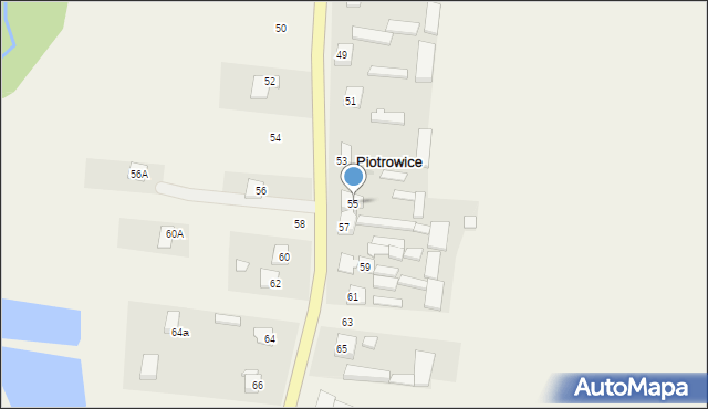 Piotrowice, Piotrowice, 55, mapa Piotrowice