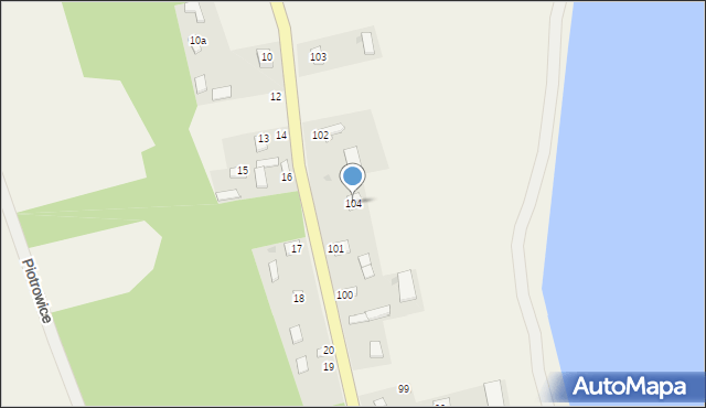 Piotrowice, Piotrowice, 104, mapa Piotrowice