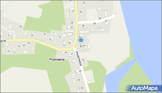 Piotrowice, Piotrowice, 83, mapa Piotrowice