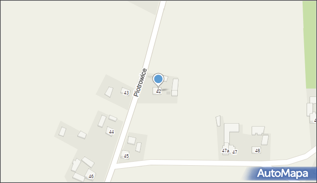 Piotrowice, Piotrowice, 42, mapa Piotrowice