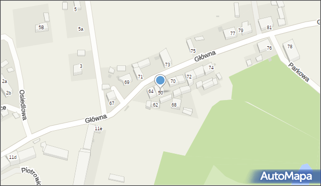 Piotrowice, Piotrowice, 50, mapa Piotrowice