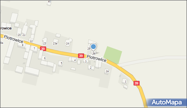 Piotrowice, Piotrowice, 25, mapa Piotrowice