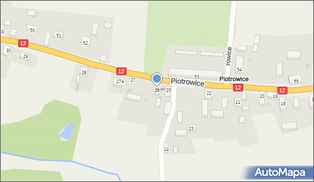 Piotrowice, Piotrowice, 26, mapa Piotrowice