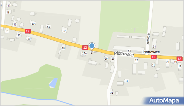 Piotrowice, Piotrowice, 27, mapa Piotrowice