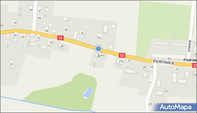 Piotrowice, Piotrowice, 28, mapa Piotrowice