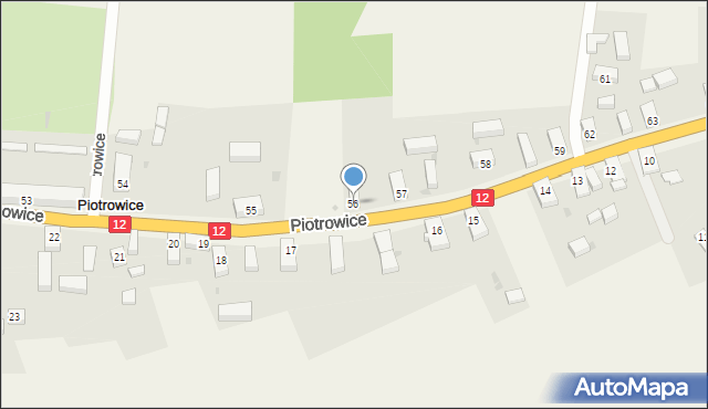 Piotrowice, Piotrowice, 56, mapa Piotrowice