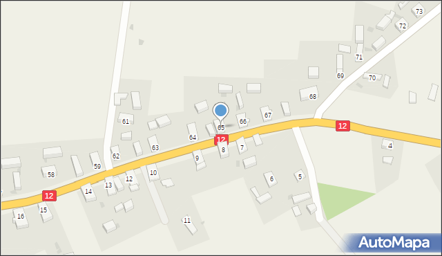 Piotrowice, Piotrowice, 65, mapa Piotrowice