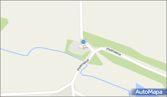 Piotrowice, Piotrowice, 10, mapa Piotrowice