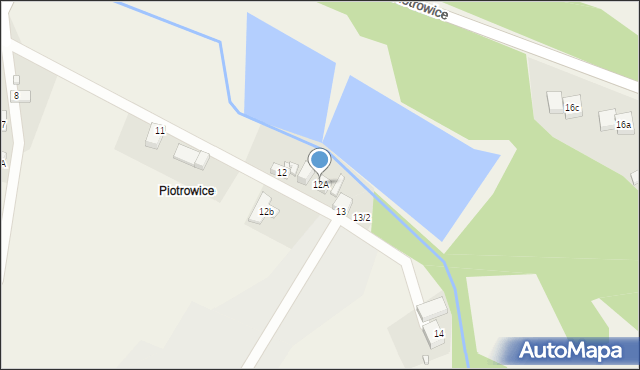 Piotrowice, Piotrowice, 12A, mapa Piotrowice