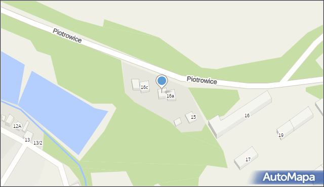 Piotrowice, Piotrowice, 16b, mapa Piotrowice