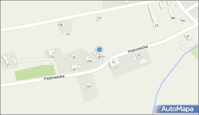 Piotrowice, Piotrowice, 30, mapa Piotrowice