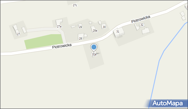 Piotrowice, Piotrowice, 31a, mapa Piotrowice