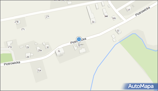 Piotrowice, Piotrowice, 32, mapa Piotrowice