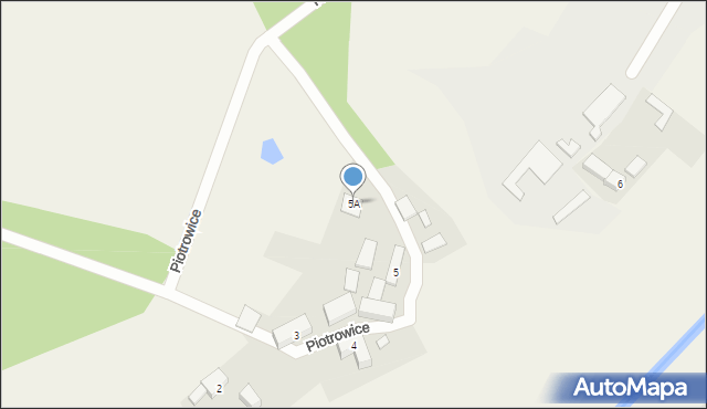 Piotrowice, Piotrowice, 5A, mapa Piotrowice