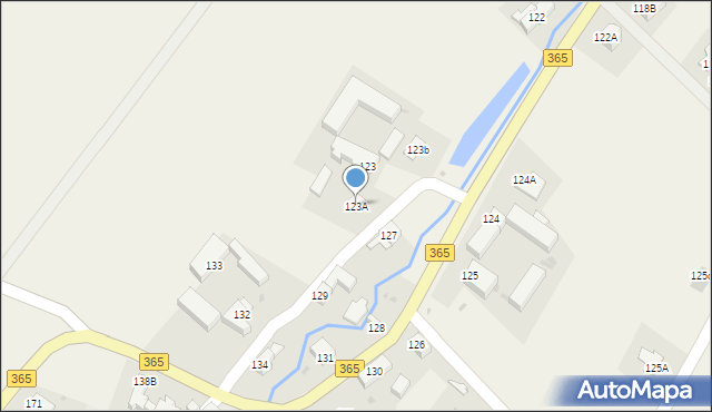 Piotrowice, Piotrowice, 123A, mapa Piotrowice