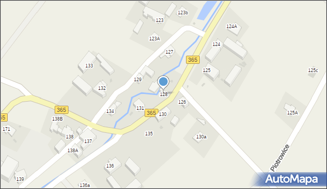 Piotrowice, Piotrowice, 128, mapa Piotrowice